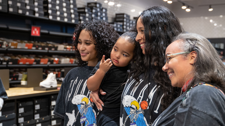 2022 Family night Converse charity shopping spree